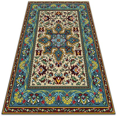 Krásný venkovní koberec Barevné geometrické vzory