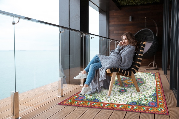 Venkovní koberec na terasu Turkish chic