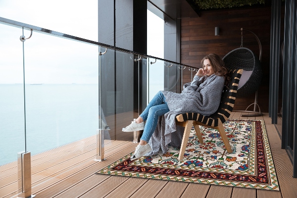 Koberec na balkon Květinářství mozaika