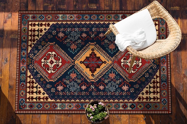 Terasový koberec s potiskem Křížů