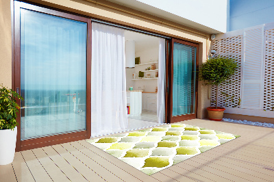 Moderní podlahová krytina na terase Marocký citrón