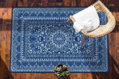 Krásný venkovní koberec Modrý v antickém stylu