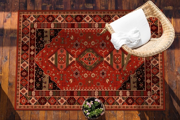 Moderní koberec na balkon V antickém stylu