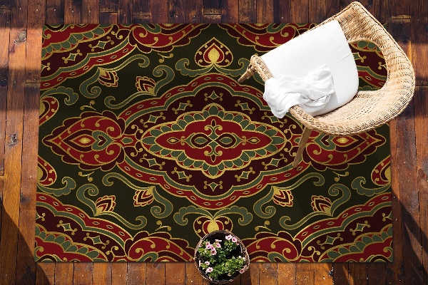 Zahradní koberec Květinovými vzory
