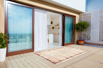 Moderní koberec na balkon Rust texture