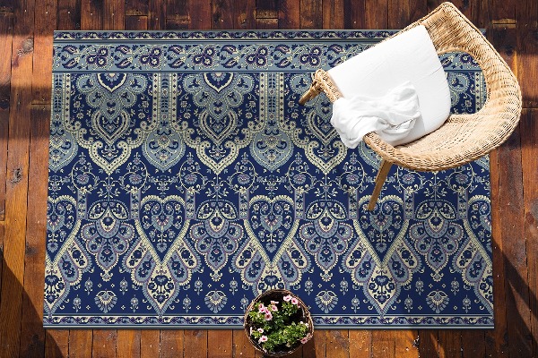Zahradní koberec krásný vzor Indian textury