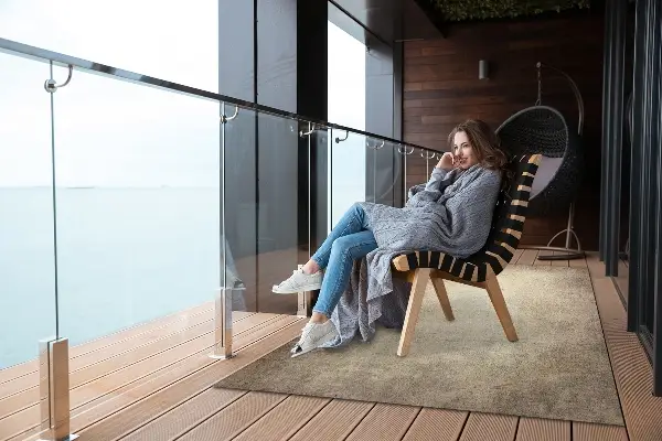 Zahradní koberec Beton poušť