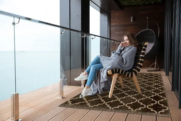 Moderní venkovní koberec Orientální vzor