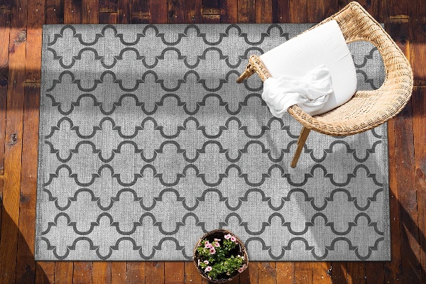 Zahradní koberec Orientální geometrický vzor