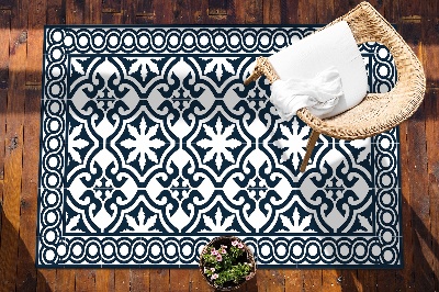 Zahradní koberec krásný vzor Portugalská dlaždice