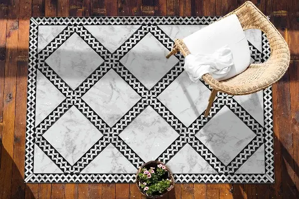 Moderní koberec na balkon Marble pattern