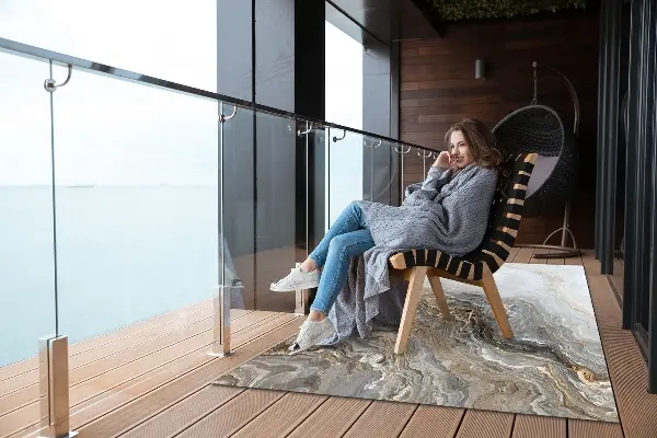 Zahradní koberec Perla mramoru