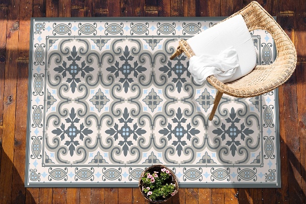 Moderní koberec na balkon Vzor talavera