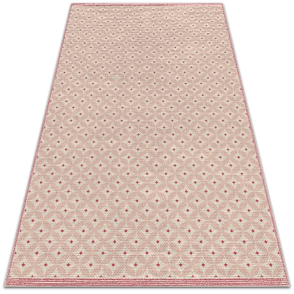 Zahradní koberec Růžový orientální vzor