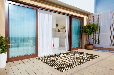 Moderní koberec na balkon Jemný vzor