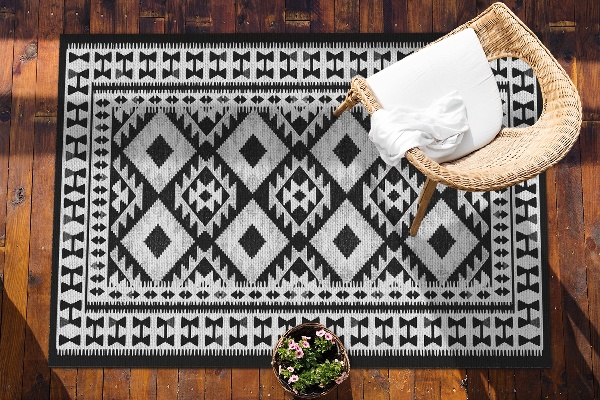 Venkovní zahradní koberec Retro pattern
