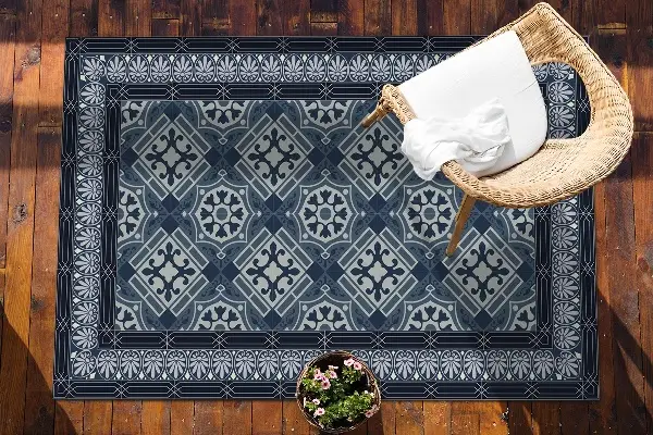 Venkovní zahradní koberec Navy talavera