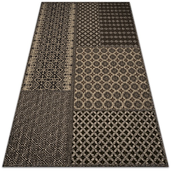 Venkovní koberec na terasu Aztec vzor