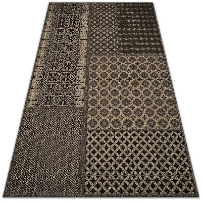 Venkovní koberec na terasu Aztec vzor