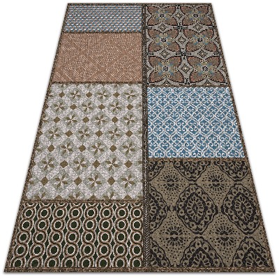 Venkovní zahradní koberec Mix vzorů
