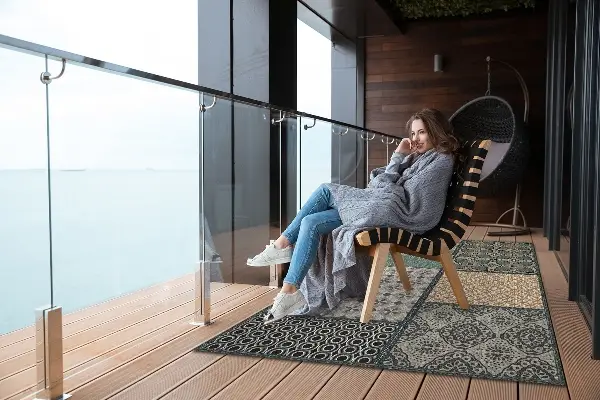 Zahradní koberec Různé textury