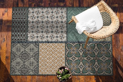 Zahradní koberec různé textury