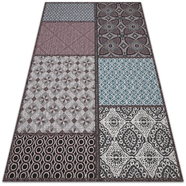Zahradní koberec krásný vzor Kombinace vzorců