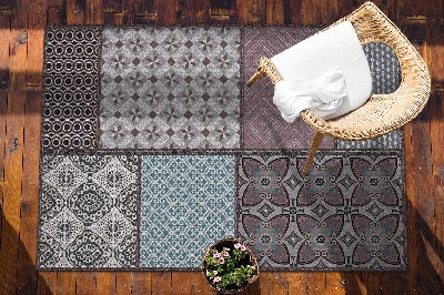 Zahradní koberec krásný vzor Kombinace vzorců
