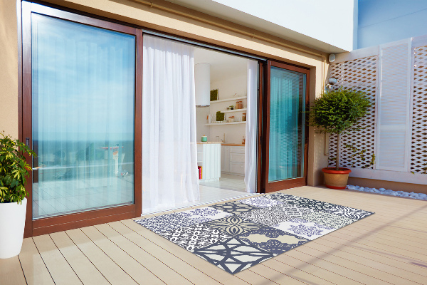 Moderní koberec na balkon Etnický mix