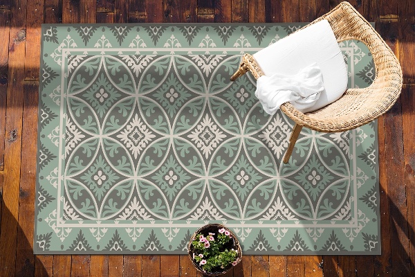 Moderní venkovní koberec Retro circle pattern