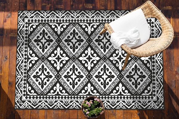 Venkovní zahradní koberec Geometrické vzory