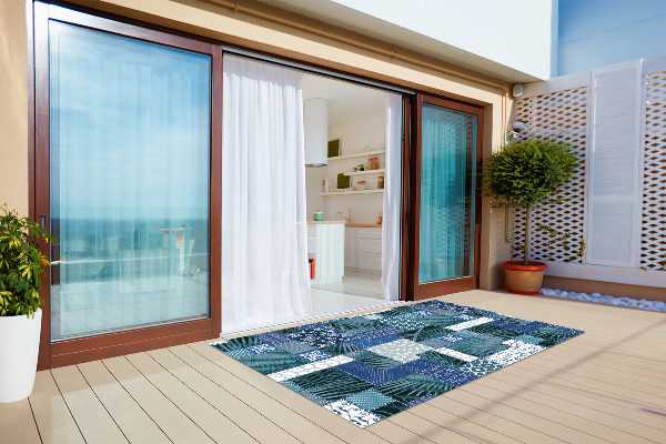 Koberec na balkon Tropické patchwork