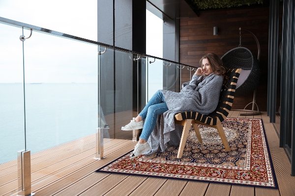 Moderní koberec na terasu Hypnotizující mandala