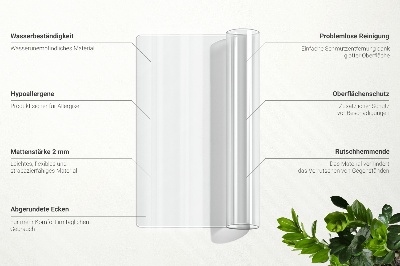 Průhledná podložka na stůl