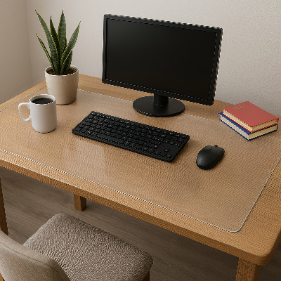 Průhledná podložka na stůl