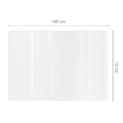 Průhledná ochranná podložka univerzální