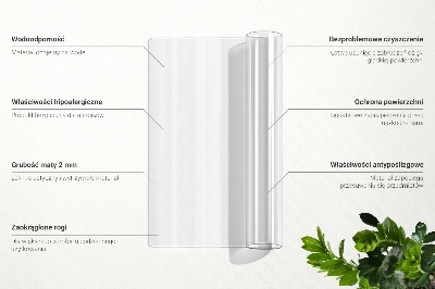 Průhledná ochranná podložka univerzální