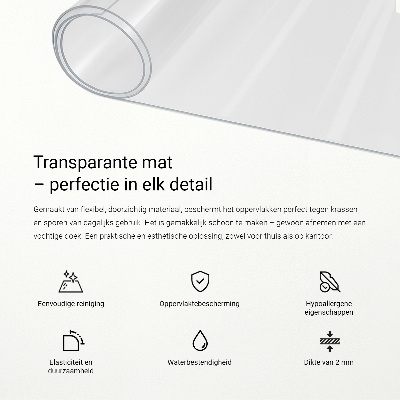 Průhledná ochranná podložka univerzální