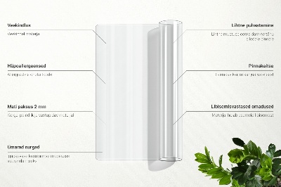 Průhledná ochranná podložka univerzální