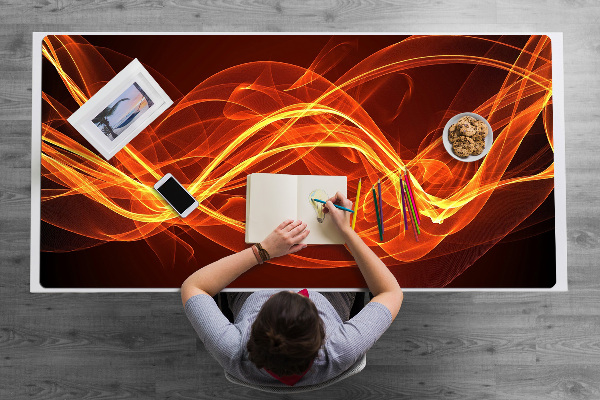 Ochranná podložka na stůl Red flame
