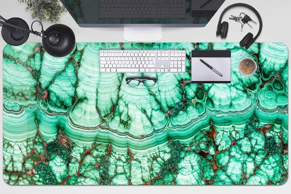 Velká ochranná podložka na stůl Mramor tyrkysová