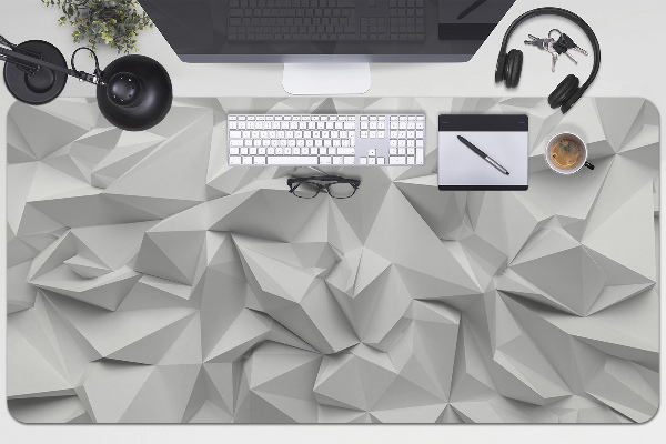 Ochranná podložka na stůl Abstraction bílý
