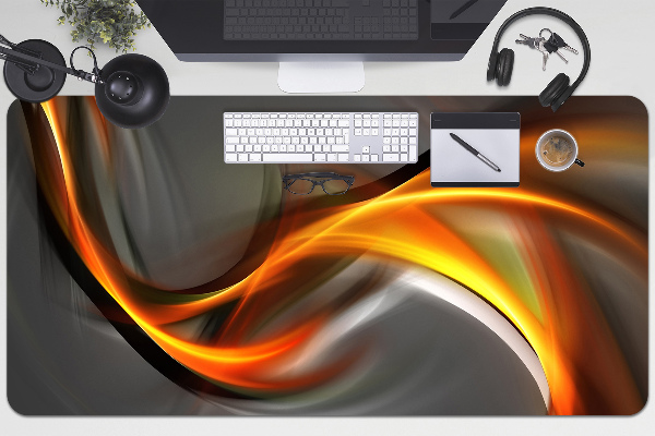 Ochranná podložka na stůl Abstrakce oranžová