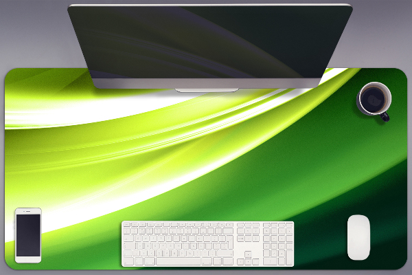 Pracovní podložka na stůl Abstrakce green