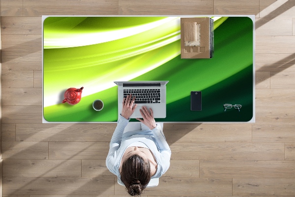 Pracovní podložka na stůl Abstrakce green