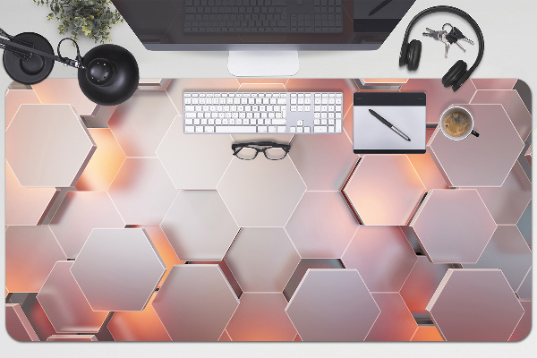Ochranná podložka na stůl Abstrakce hexes