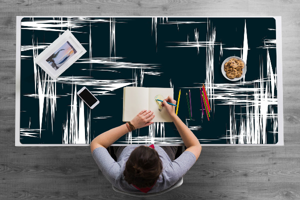 Ochranná podložka na stůl Bílé škrábance