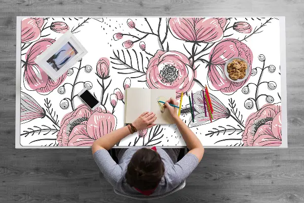Pracovní podložka na stůl Pastel roses art