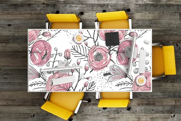 Pracovní podložka na stůl Pastel roses art