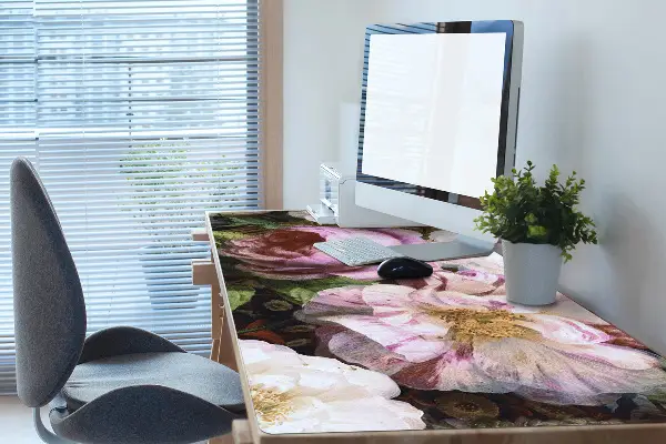 Velká podložka na stůl pro děti Zahradní růže
